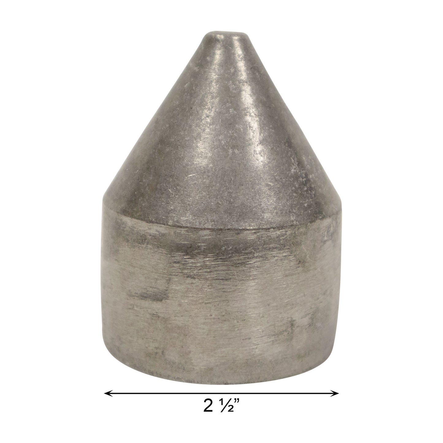 Aluminum BULLET CAP, 0 - WAY 2 1/2"
