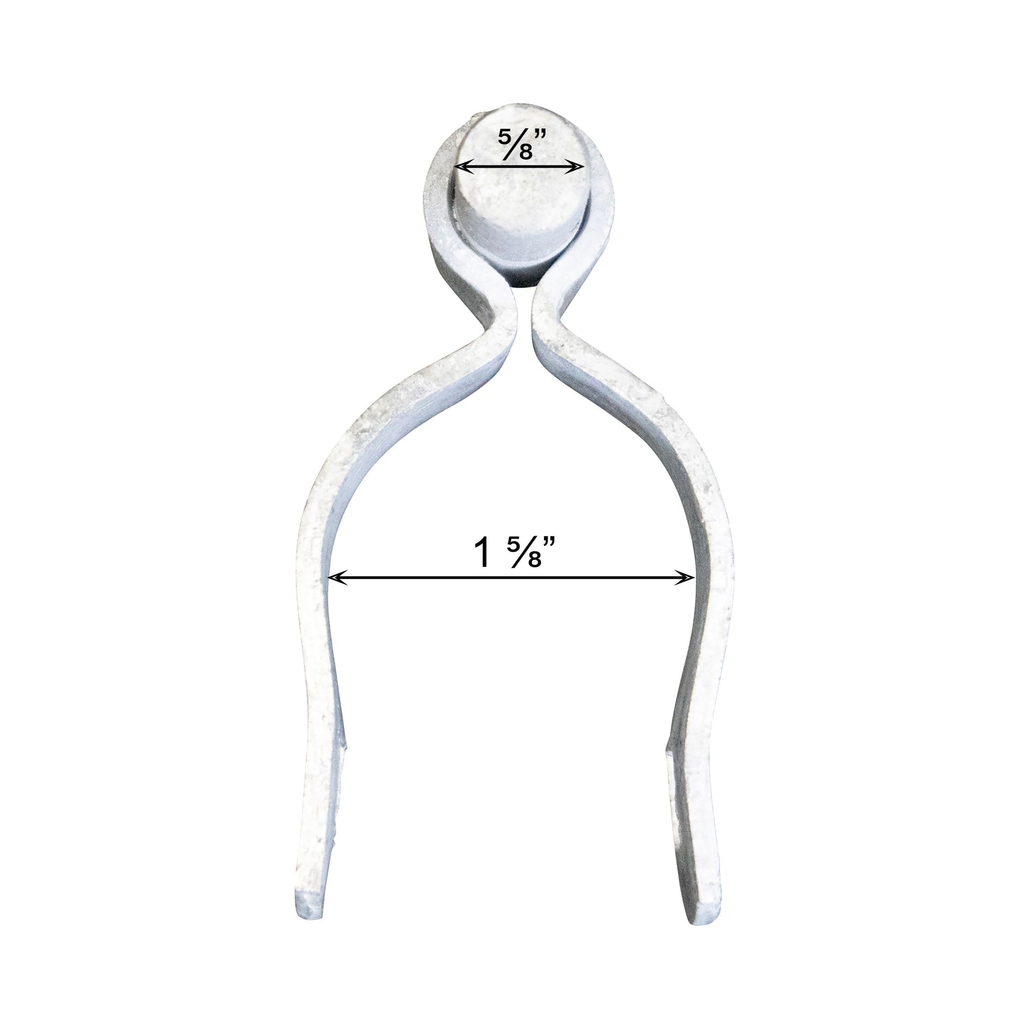 Male Hinge Galvanized 1 5/8" x 5/8"