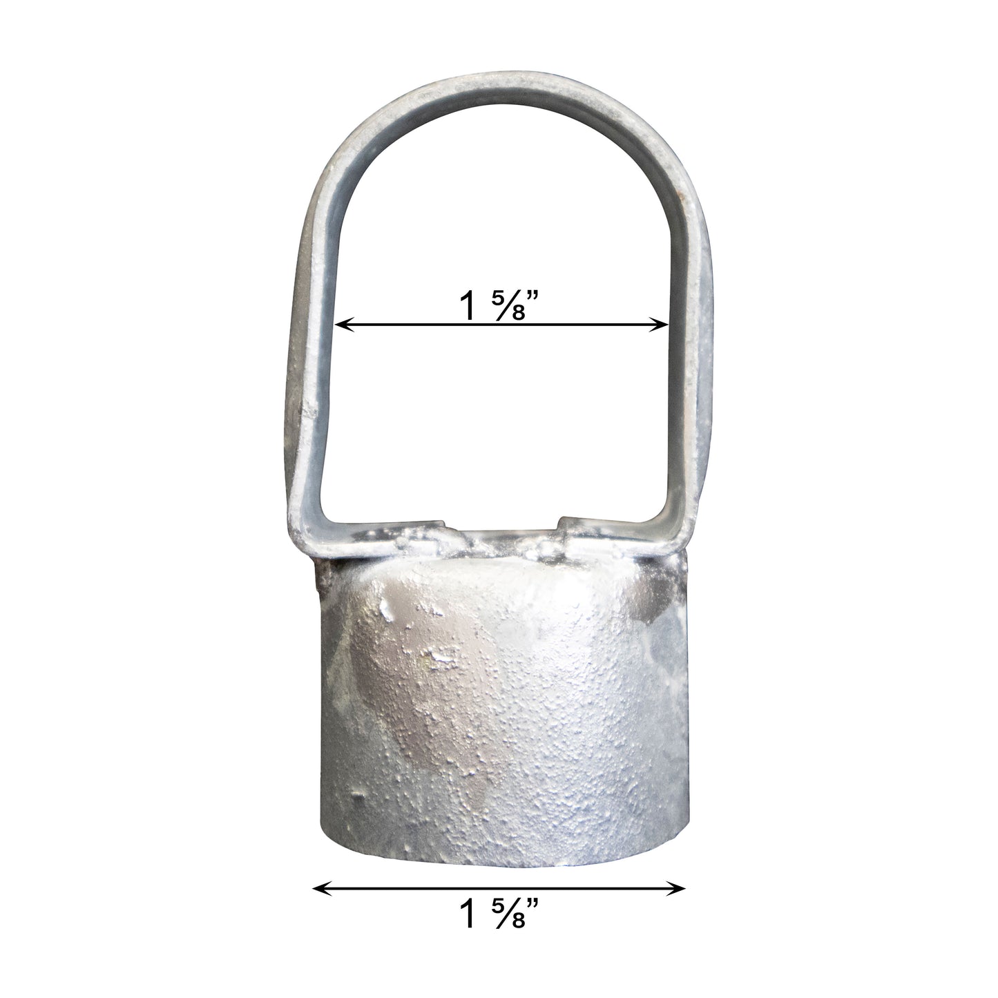 Loop Cap Galvanized, 1 5/8" x 1 5/8"