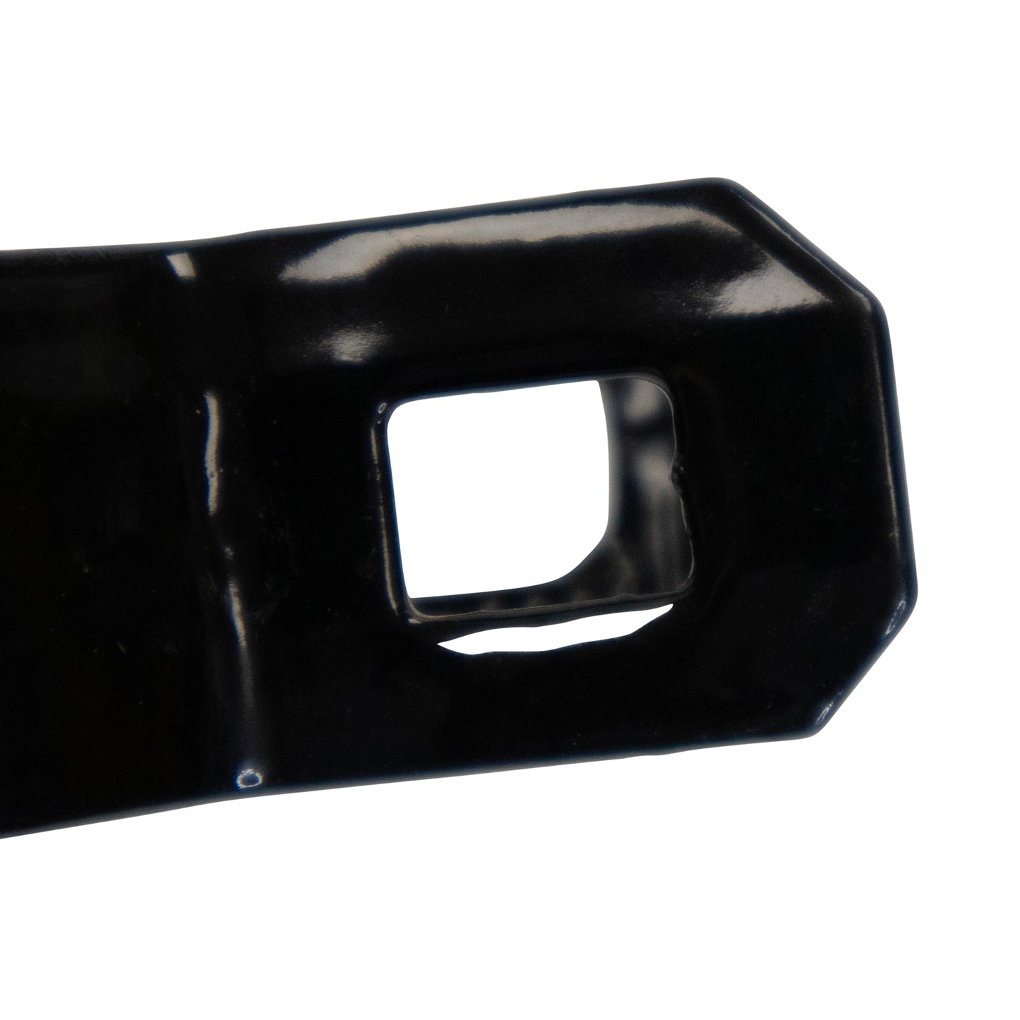 Brace Band (Beveled) Powder Coated Black, 1 7/8"