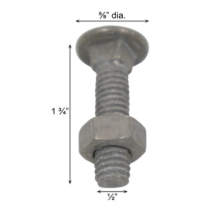 Aluminum HEX GATE CORNER L, 1 3/8"