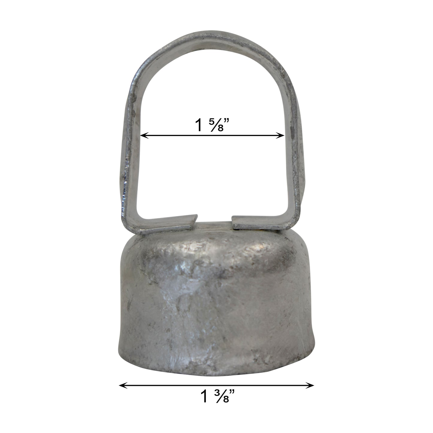 Loop Cap Galvanized, 1 5/8" x 1 3/8"