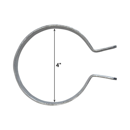Brace Band (Beveled) Galvanized, 4"