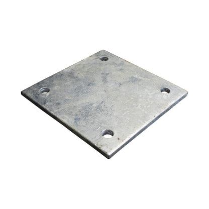 Base/Flange Plate Galvanized, 3/8" x 8" x 8"