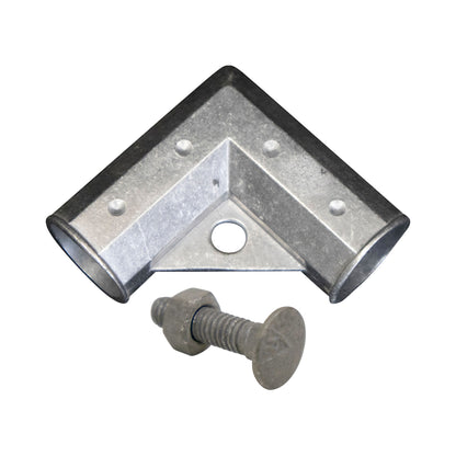 Aluminum HEX GATE CORNER L, 1 3/8"