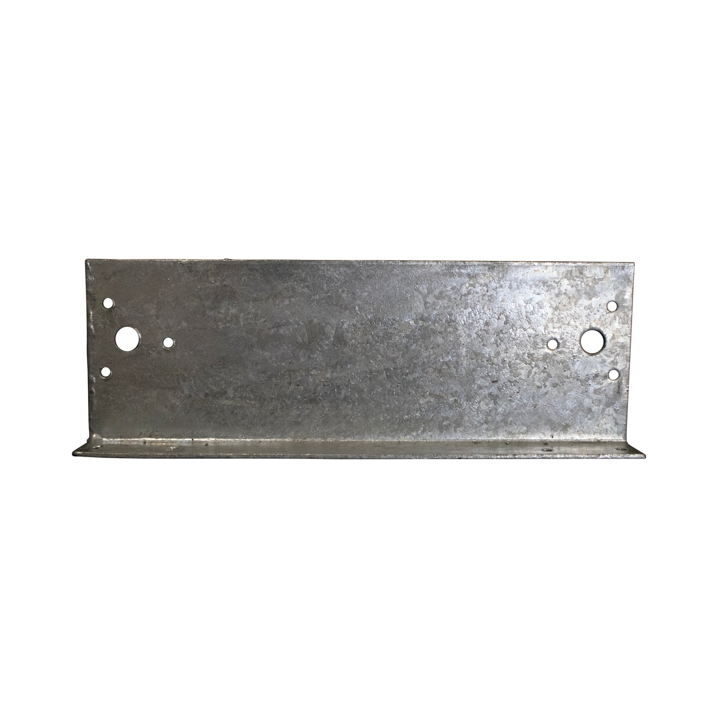 Wood to Steel Adapter (2 Set Screws) Galvanized 2 3/8" x 8"