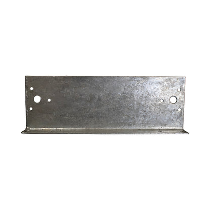 Wood to Steel Adapter (2 Set Screws) Galvanized 2 3/8" x 8"