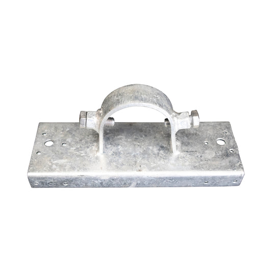 Wood to Steel Adapter (2 Set Screws) Galvanized 2 3/8" x 8"