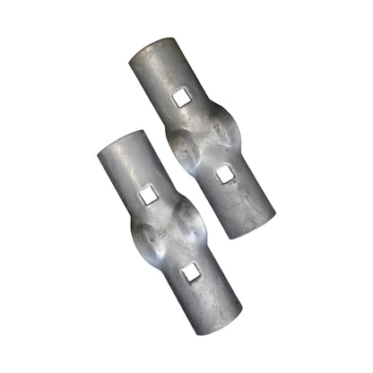 BOULEVARD/LINE RAIL CLAMP Galvanized 1 3/8" x 1 3/8"