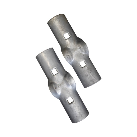 BOULEVARD/LINE RAIL CLAMP Galvanized 1 3/8" x 1 3/8"