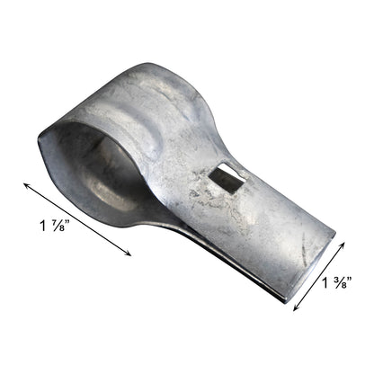 END RAIL CLAMP Galvanized  1 7/8" x 1 3/8"