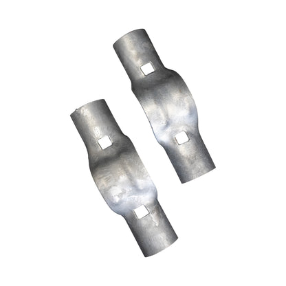 BOULEVARD/LINE RAIL CLAMP Galvanized 2 3/8" x 1 3/8"