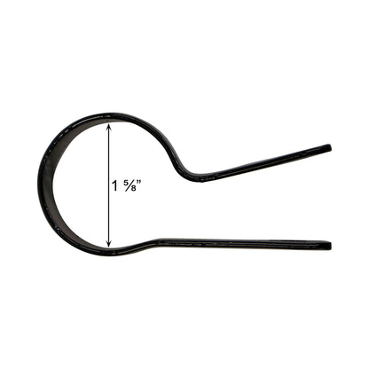Tension Band (Beveled) Powder Coated Black, 1 5/8"