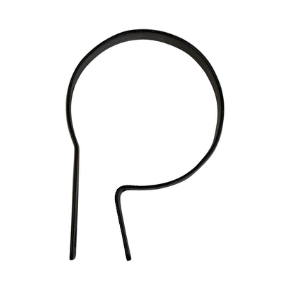 Tension Band (Beveled) Powder Coated Black, 4"