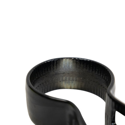 Brace Band (Beveled) Powder Coated Black, 1 5/8"