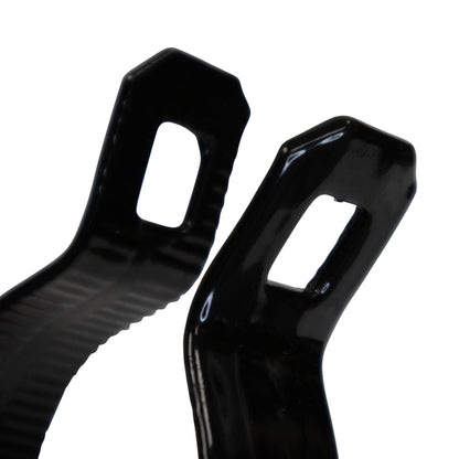 Brace Band (Beveled) Powder Coated Black, 1 7/8"