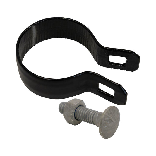 Brace Band (Beveled) Powder Coated Black, 1 7/8"