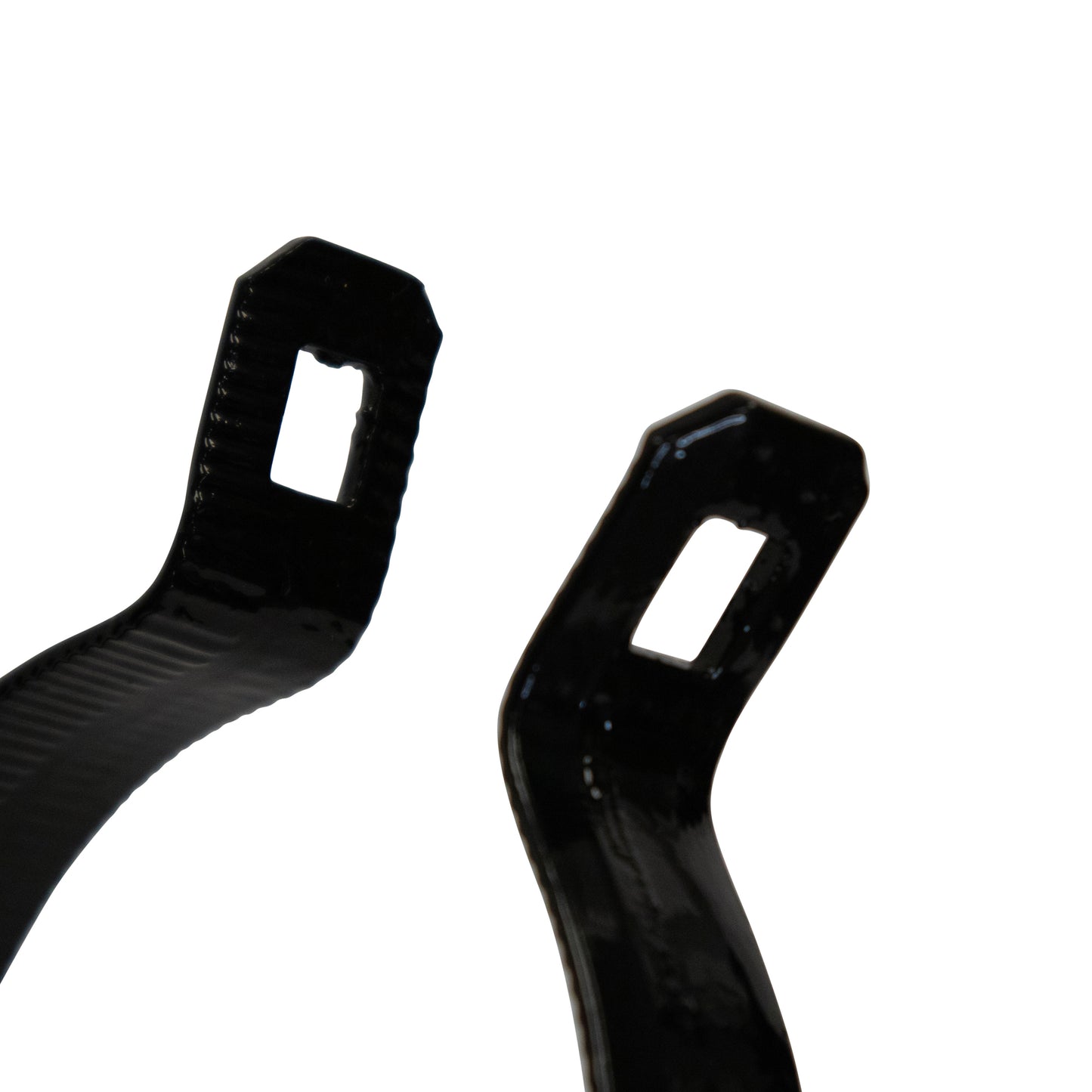 Brace Band (Beveled) Powder Coated Black, 4"