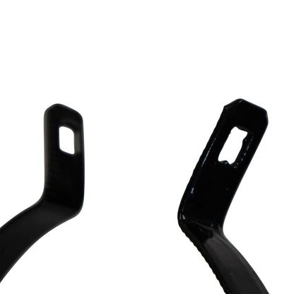 Brace Band (Beveled) Powder Coated Black, 6 5/8"